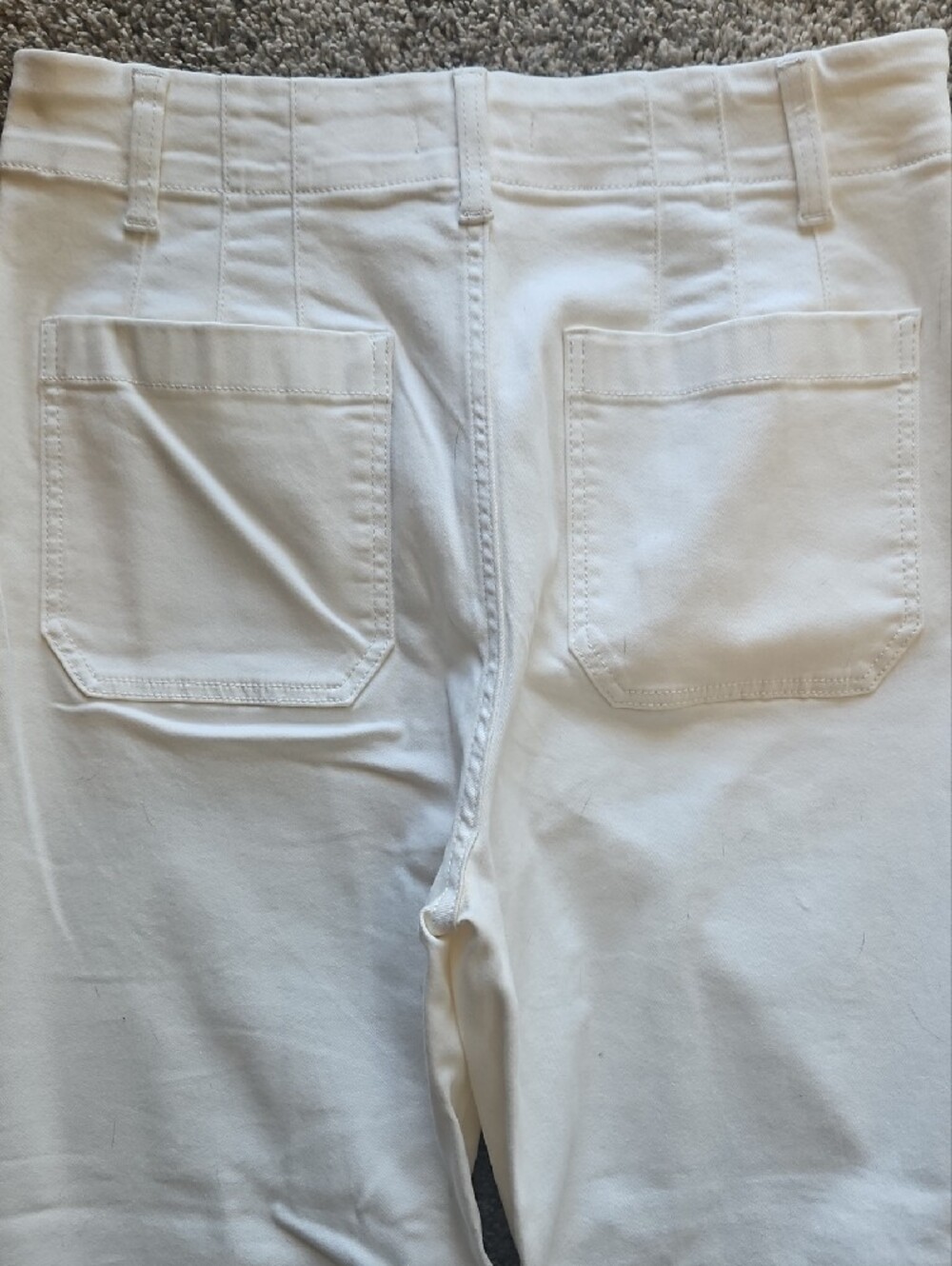 Lauren Conrad Off-White Wide-Leg Women’s Jeans - Picture 4 of 5